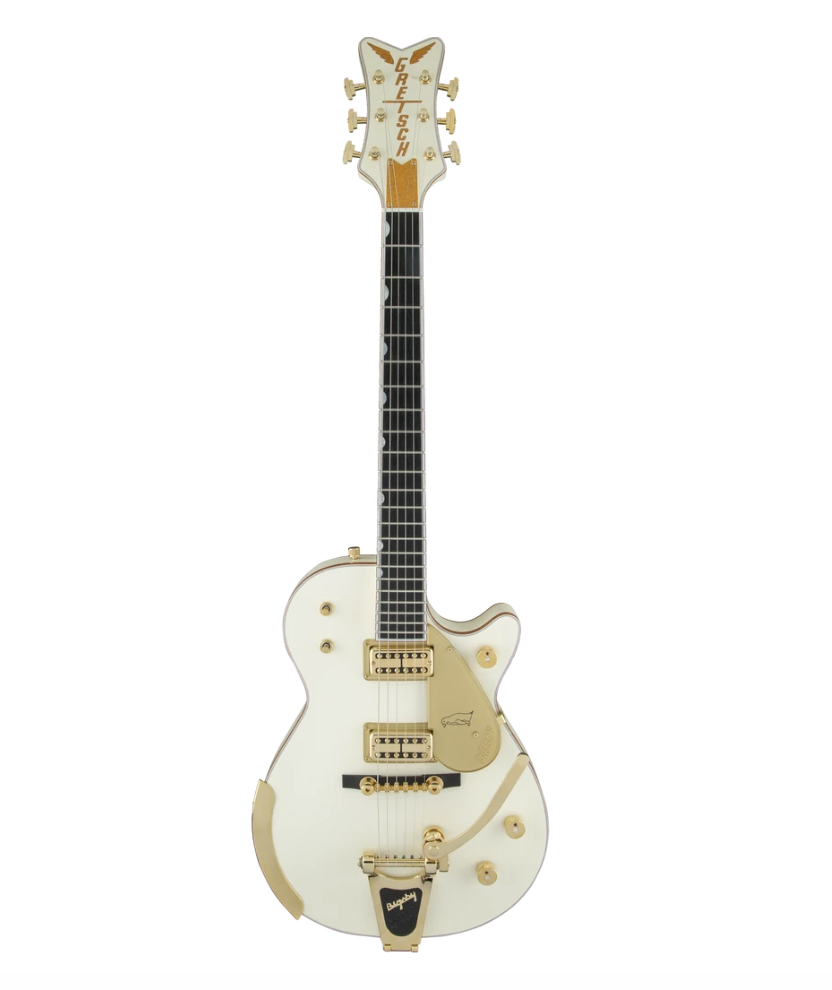 Gretsch G6134T-58 Vintage Select ’58 Penguin™ with Bigsby®, TV Jones®, Vintage White