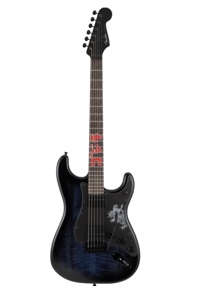 Fender Made in Japan Godzilla Stratocaster®, Rosewood Fingerboard, Godzilla Blue